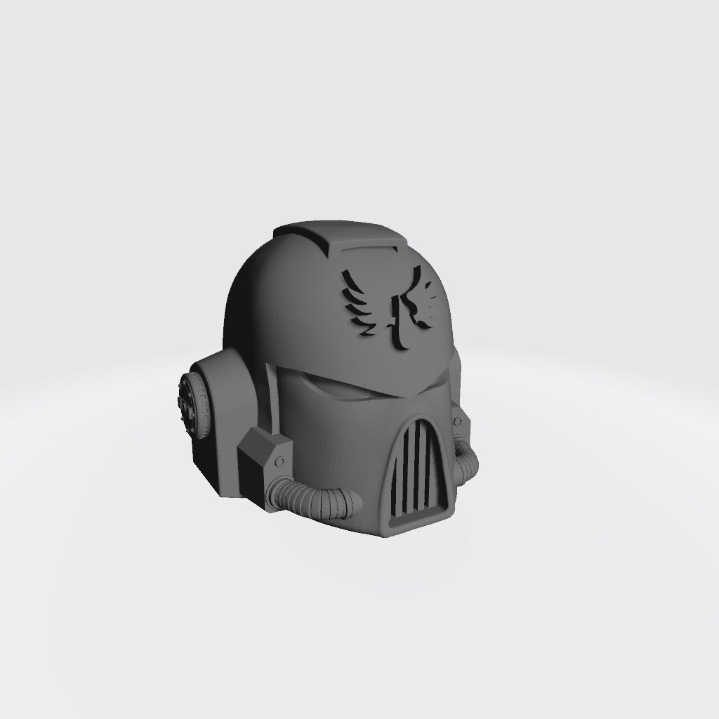 Space Marine MK VII Helmet Refrigerator Magnet Warhammer 40k Style Custom MK 7 Magnet