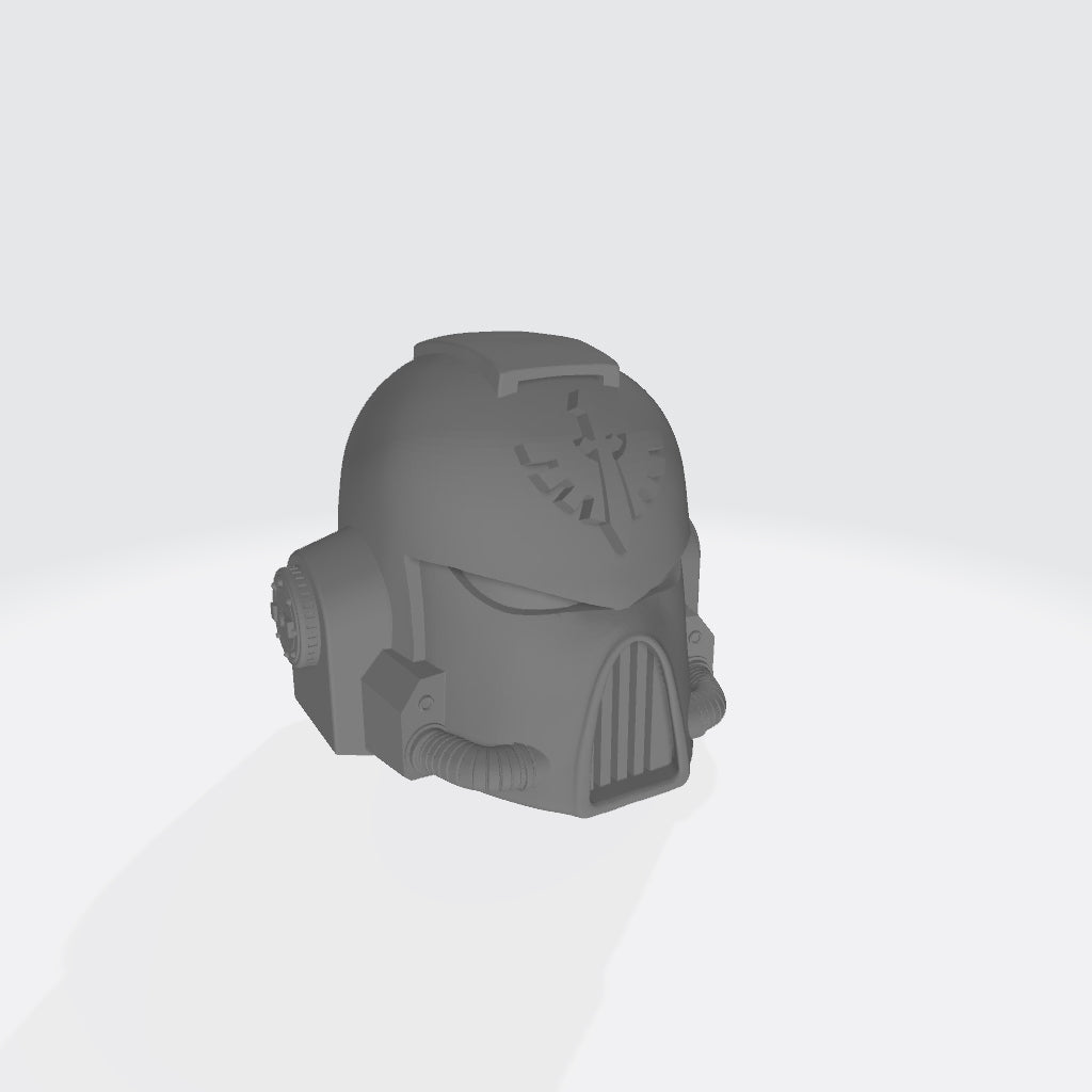 Space Marine MK VII Helmet Refrigerator Magnet Warhammer 40k Style Custom MK 7 Magnet