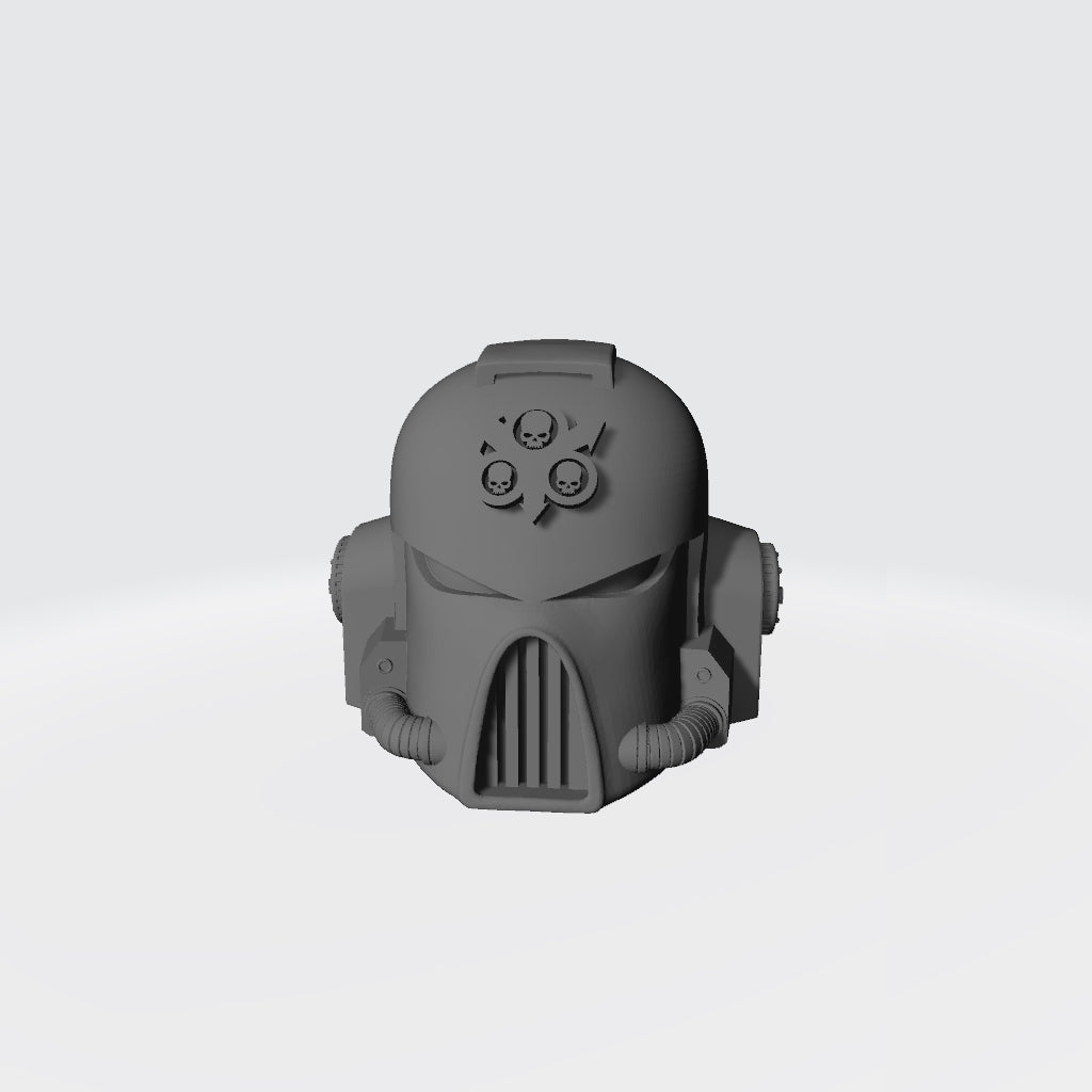 Space Marine MK VII Helmet Refrigerator Magnet Warhammer 40k Style Custom MK 7 Magnet