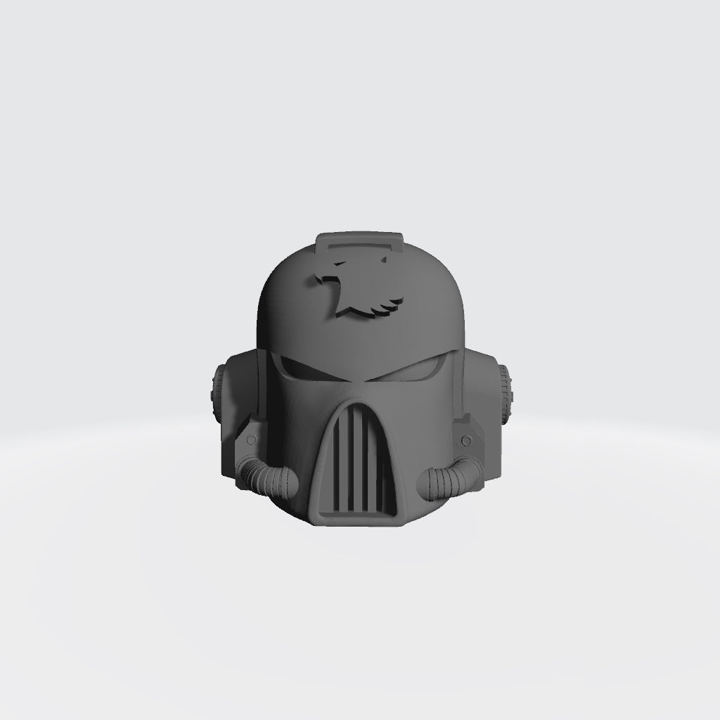 Space Marine MK VII Helmet Refrigerator Magnet Warhammer 40k Style Custom MK 7 Magnet