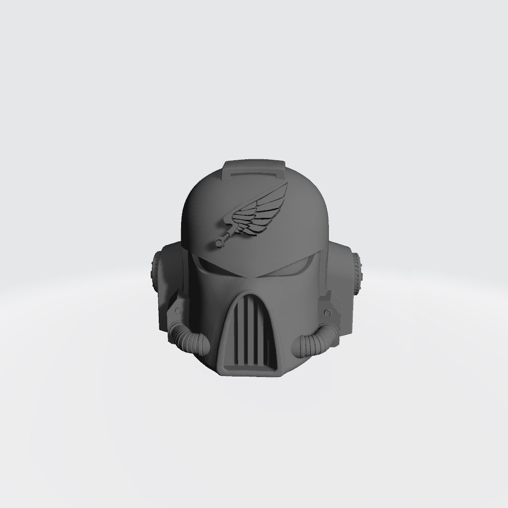 Space Marine MK VII Helmet Refrigerator Magnet Warhammer 40k Style Custom MK 7 Magnet