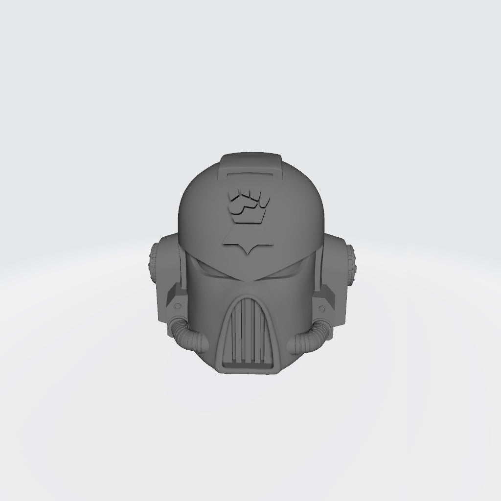 Space Marine MK VII Helmet Refrigerator Magnet Warhammer 40k Style Custom MK 7 Magnet