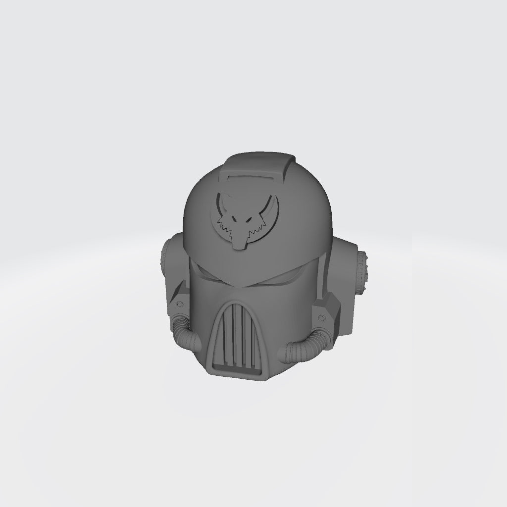 Space Marine MK VII Helmet Refrigerator Magnet Warhammer 40k Style Custom MK 7 Magnet