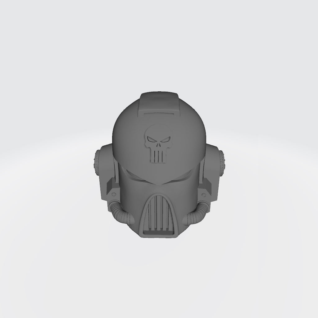 Space Marine MK VII Helmet Refrigerator Magnet Warhammer 40k Style Custom MK 7 Magnet