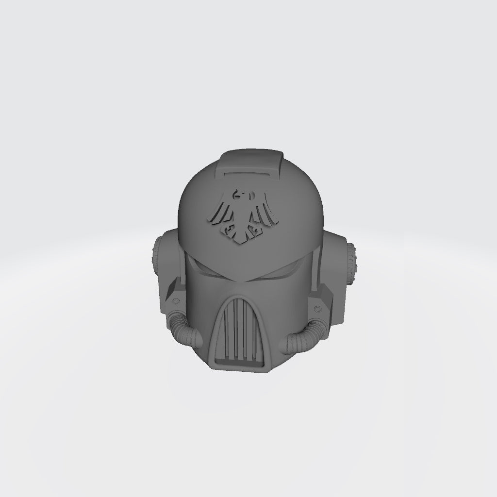 Space Marine MK VII Helmet Refrigerator Magnet Warhammer 40k Style Custom MK 7 Magnet