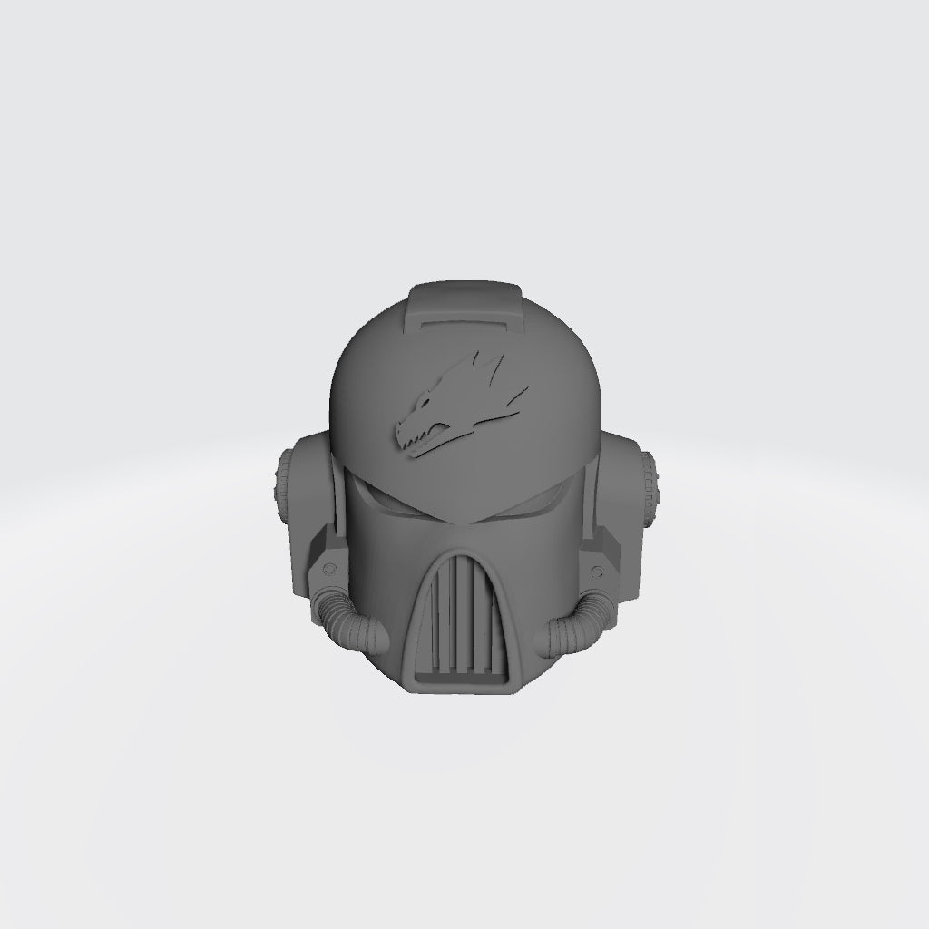 Space Marine MK VII Helmet Refrigerator Magnet Warhammer 40k Style Custom MK 7 Magnet