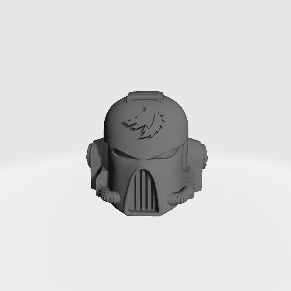Space Marine MK VII Helmet Refrigerator Magnet Warhammer 40k Style Custom MK 7 Magnet