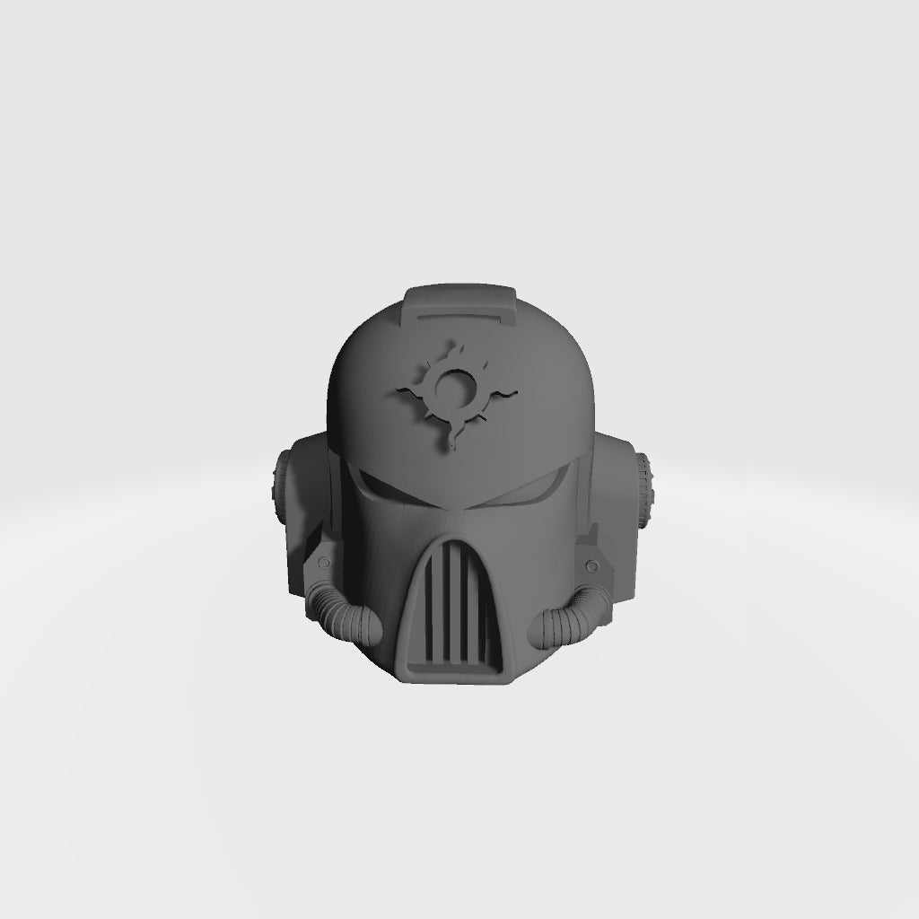 Space Marine MK VII Helmet Refrigerator Magnet Warhammer 40k Style Custom MK 7 Magnet