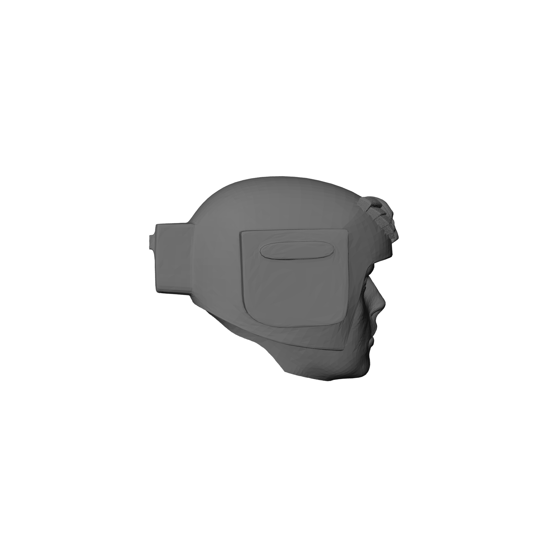 Infantry Guardsman Battle Helm with Skull Wings Head Swap for G.I. Joe Classified Action Figures 6-inch (1/12th)