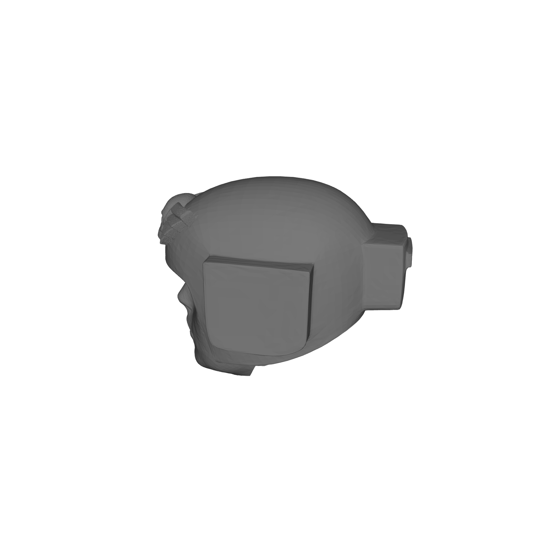 Infantry Guardsman Battle Helm with Skull Wings Head Swap for G.I. Joe Classified Action Figures 6-inch (1/12th)