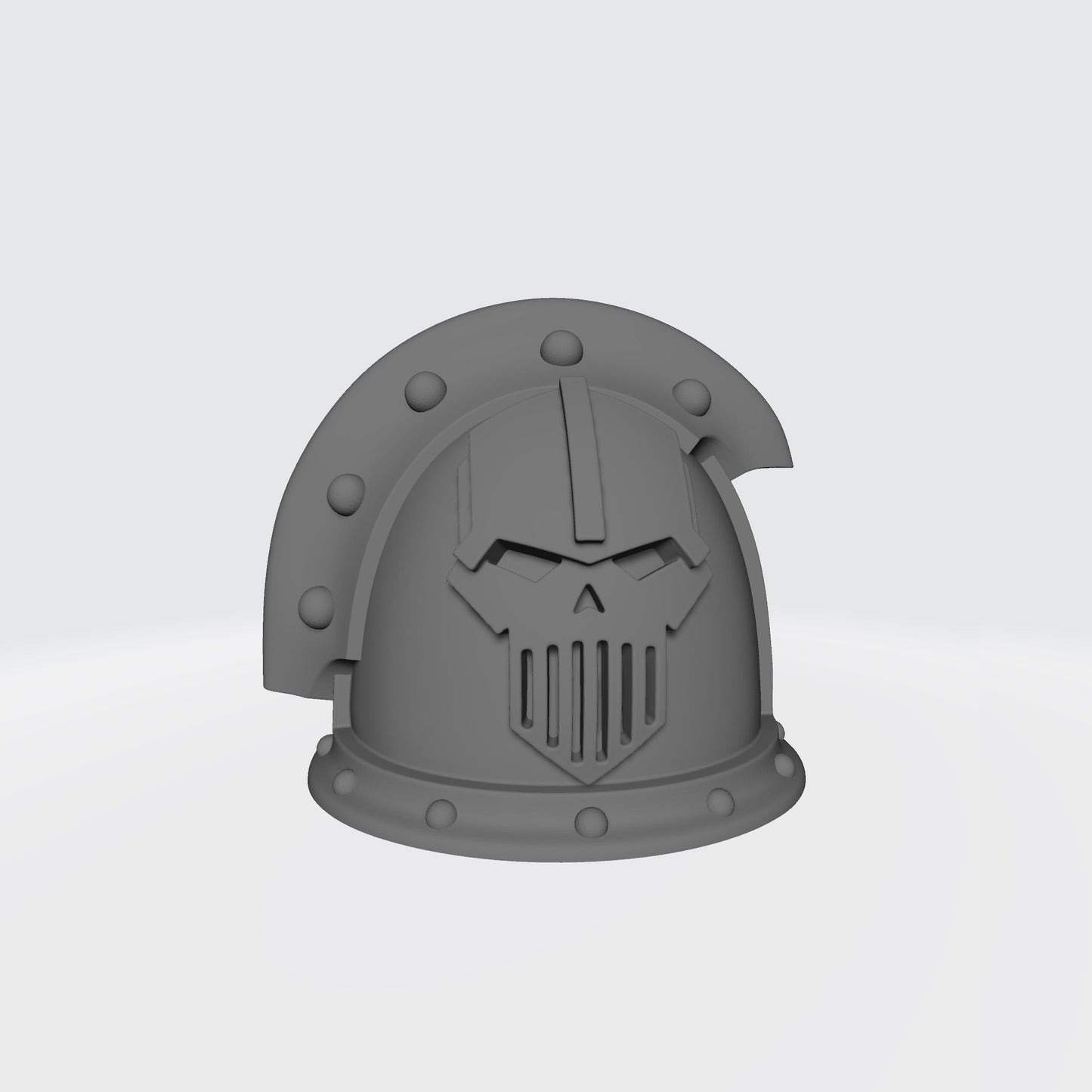 Iron Skull Legion MKIII Shoulder Pad Ver. 09L for JoyToy Traitor Marine Action Figure Custom 1:18th Scale Pauldron