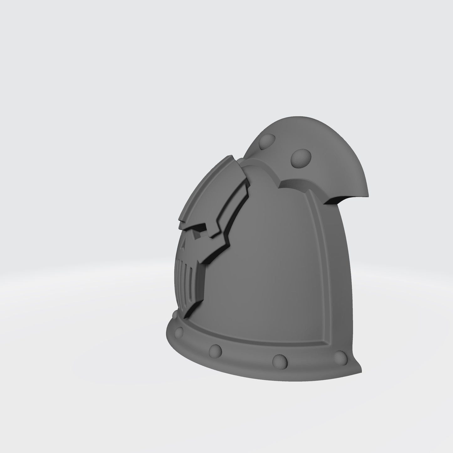 Iron Skull Legion MKIII Shoulder Pad Ver. 09L for JoyToy Traitor Marine Action Figure Custom 1:18th Scale Pauldron