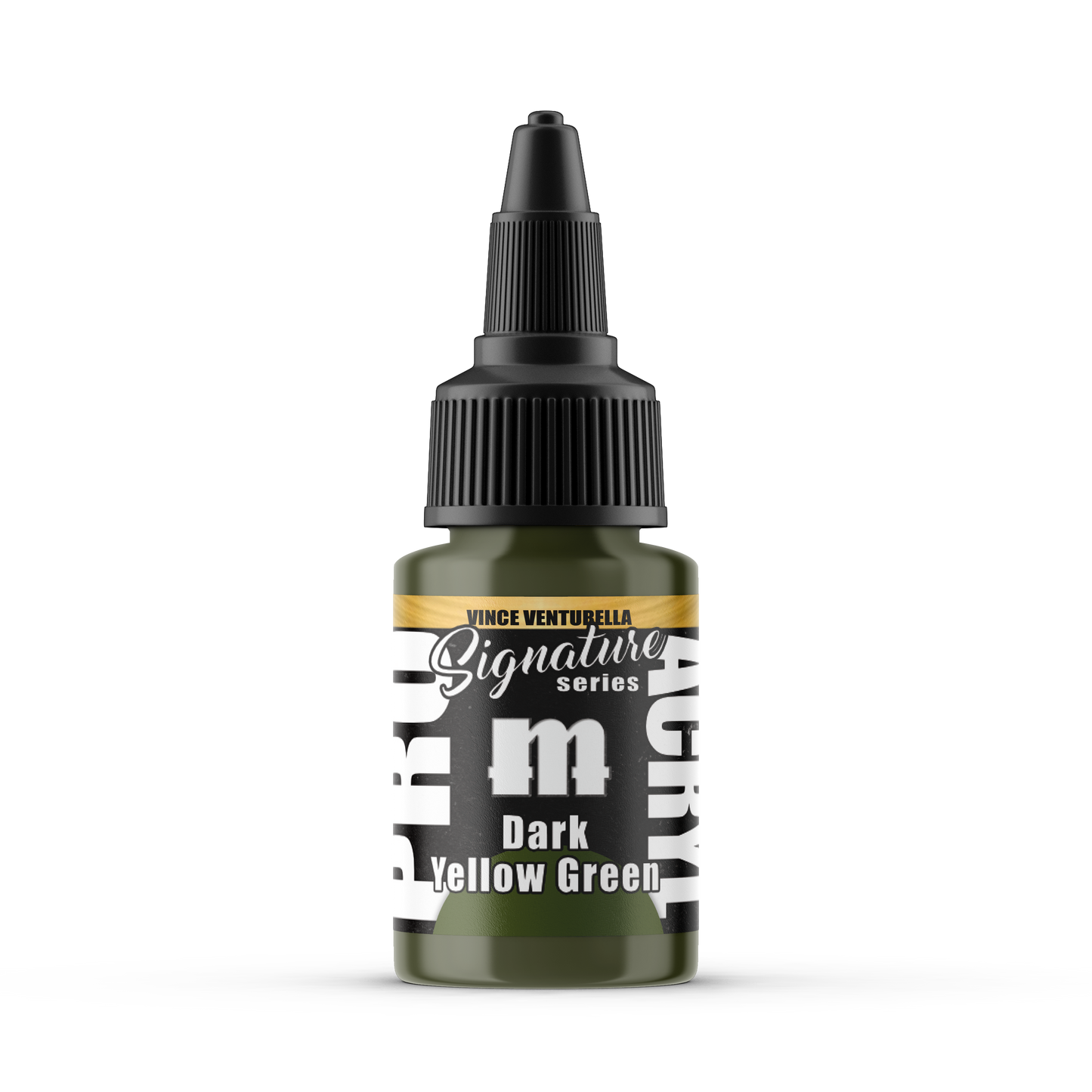 S06 - Vince Venturella Dark Yellow Green Paint