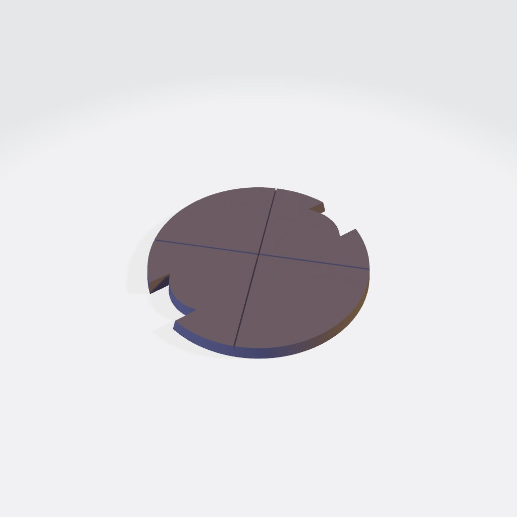 SW Legion compatible bases - 3D printed - Science Fiction RPG Bases