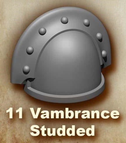 Custom Designed Shoulder Pads for JoyToy Space Marine Action Figures Custom Pauldron 1:18th Scale Parts