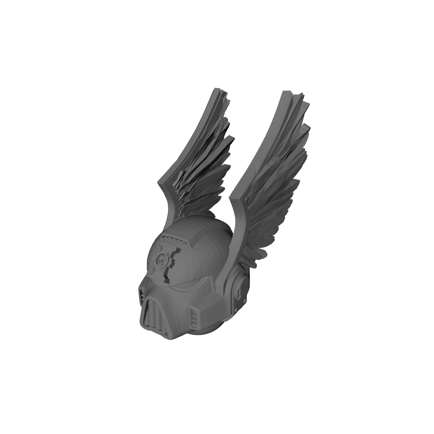Deathwatch Mark VIII Helmet with Wings for Loyalist Marine Action Figures Custom 1:18th Scale Upgrade