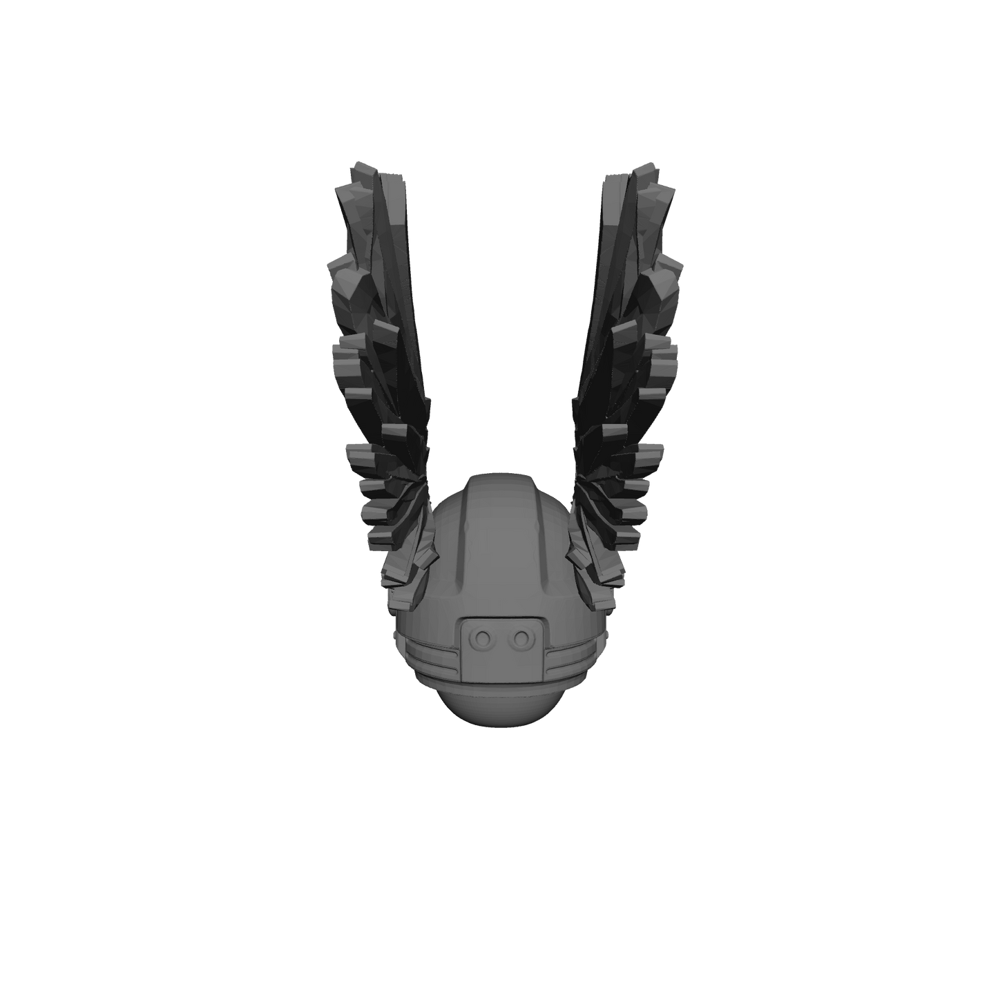 Deathwatch Mark VIII Helmet with Wings for Loyalist Marine Action Figures Custom 1:18th Scale Upgrade