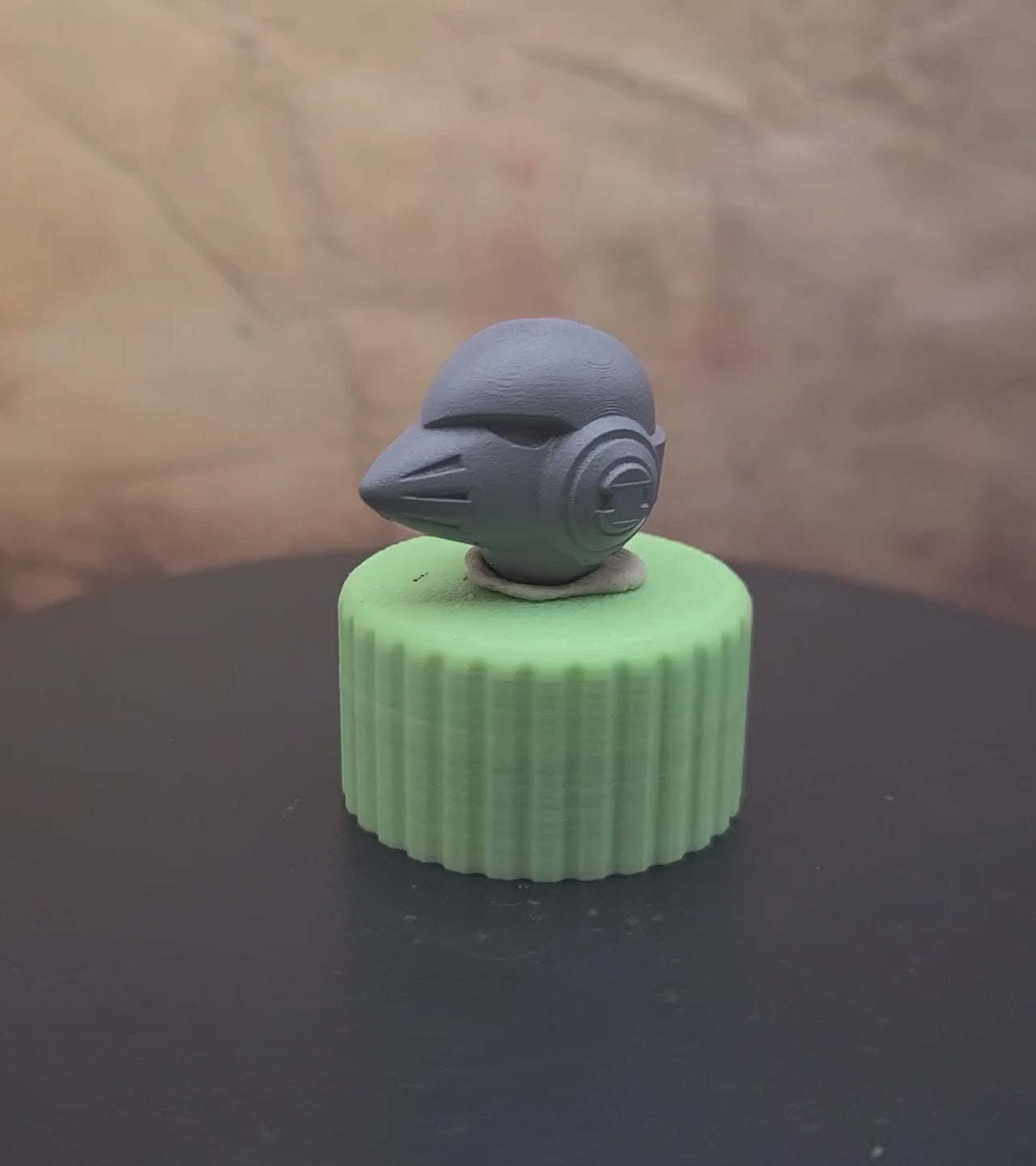 Space Marine MKVI Beaky Helmet Plain: Helmet Swap for JoyToy Grimdark Marine 1:18 Scale 4" Action Figures
