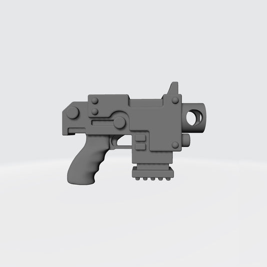 Striker Pistol Deluxe Grip compatible with JoyToy SM2-sized 1:18 scale armored action figures custom resin weapon