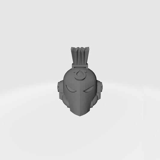 Ultra Warrior Plumed Spartan Helmet compatible with JoyToy 1:18 scale armored action figures