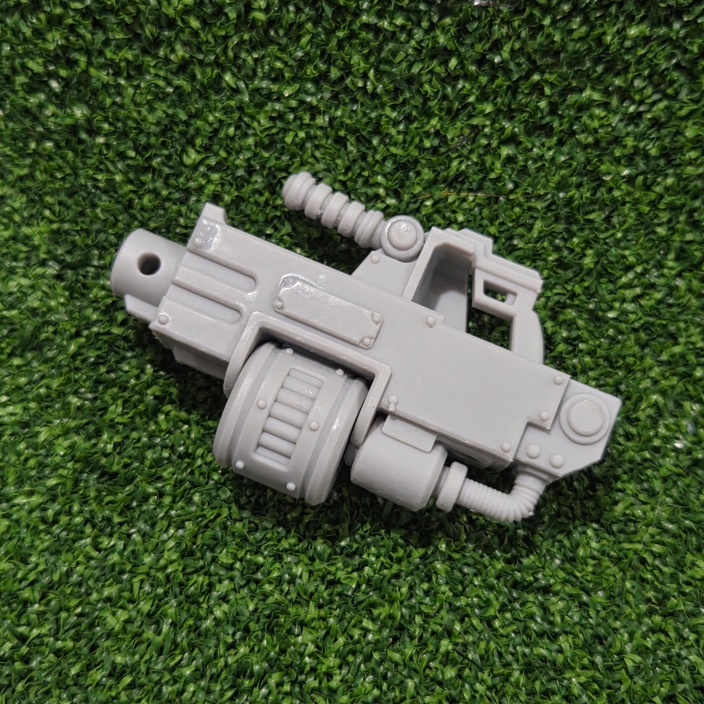 Veteran Warrior Heavy Bolter Type 30 with Drum SM2 compatible with JoyToy 1:18 scale armored action figures custom resin weapon