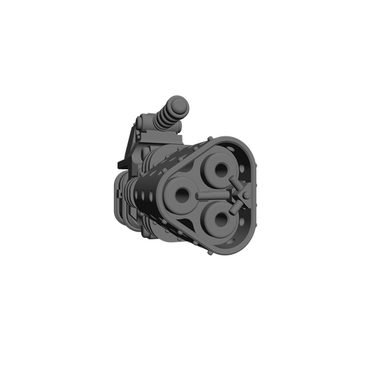 Veteran Warrior Heavy Flamer Type 30 compatible with JoyToy 1:18 scale armored action figures custom resin weapon