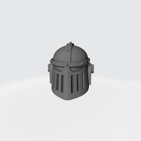 Iron Skull Warriors MKIII Helmet: Helmet for Warhammer 40K JoyToy Compatible Space Marine 1:18 Action Figure 4" Custom Part