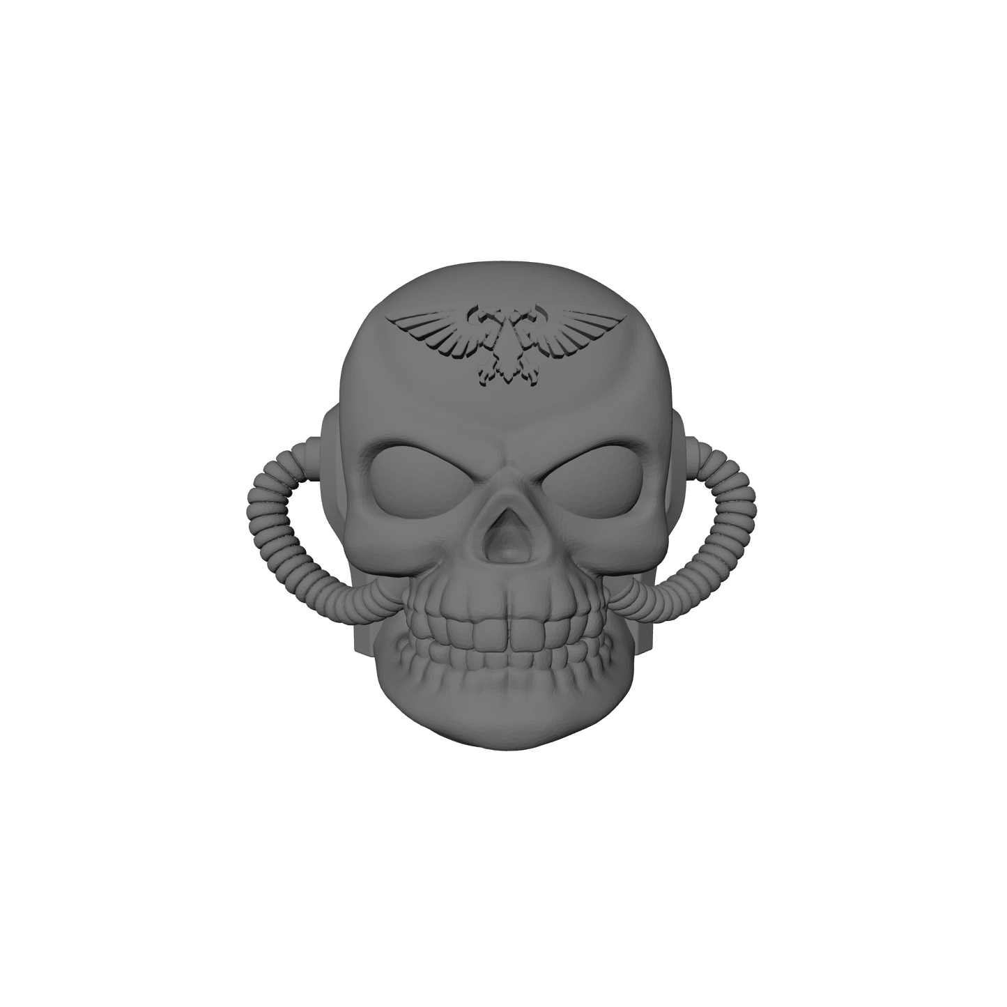 Skull Helmet with Byzantine Eagle Crest Compatible with JoyToy 1:18 Scale Sci-Fi Action Figures Custom Resin Head Upgrade