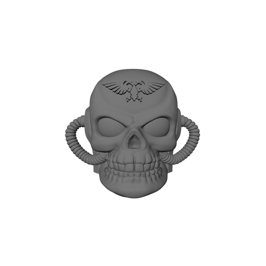 Skull Helmet with Byzantine Eagle Crest Compatible with JoyToy 1:18 Scale Sci-Fi Action Figures Custom Resin Head Upgrade