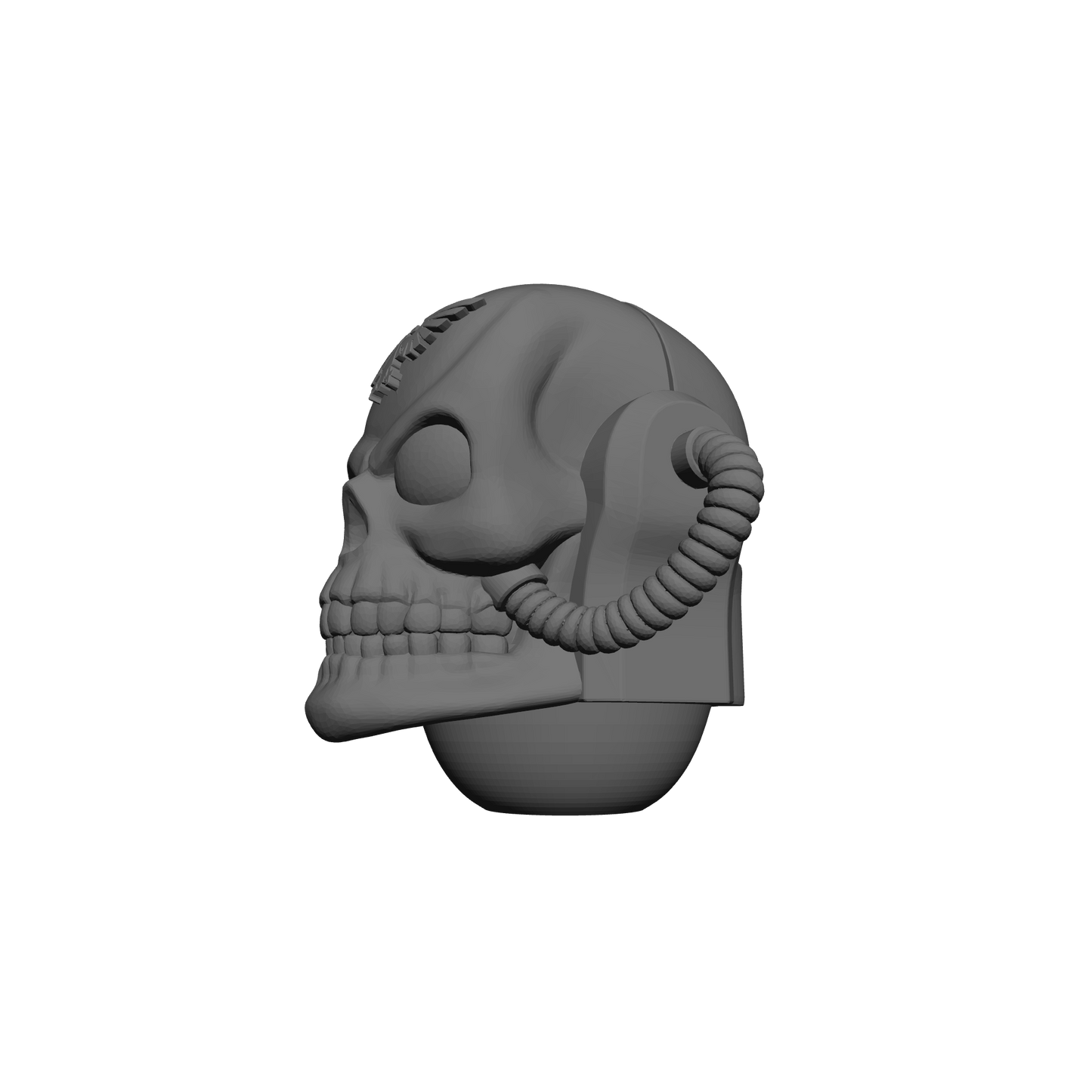 Skull Helmet with Byzantine Eagle Crest Compatible with JoyToy 1:18 Scale Sci-Fi Action Figures Custom Resin Head Upgrade