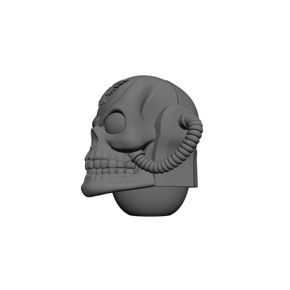 Skull Helmet with Byzantine Eagle Crest Compatible with JoyToy 1:18 Scale Sci-Fi Action Figures Custom Resin Head Upgrade