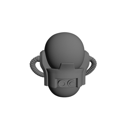 Skull Helmet with Byzantine Eagle Crest Compatible with JoyToy 1:18 Scale Sci-Fi Action Figures Custom Resin Head Upgrade