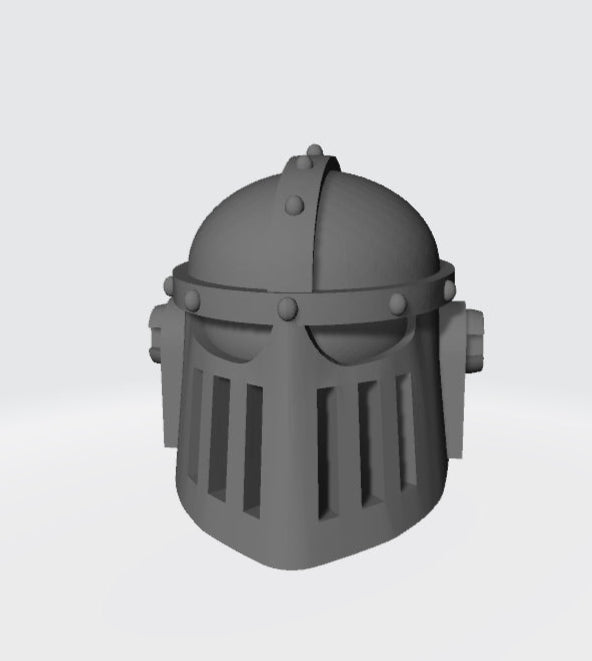 Space Marine 30K JoyToy MKIII Iron Warriors Helmet Front