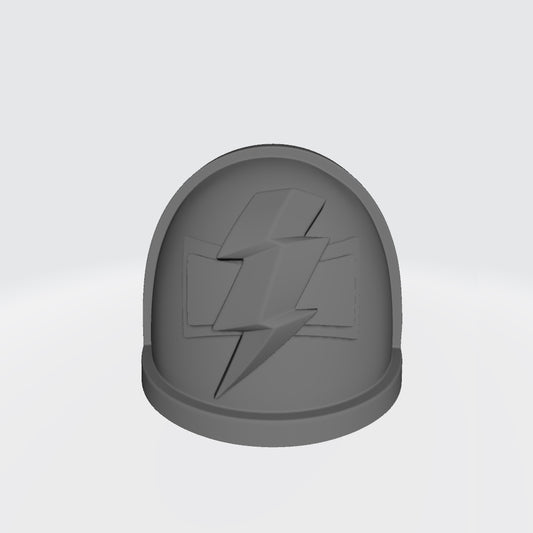 White Scars MKIV Shoulder Pad for JoyToy Space Marine Action Figures Custom 1:18th Scale Parts