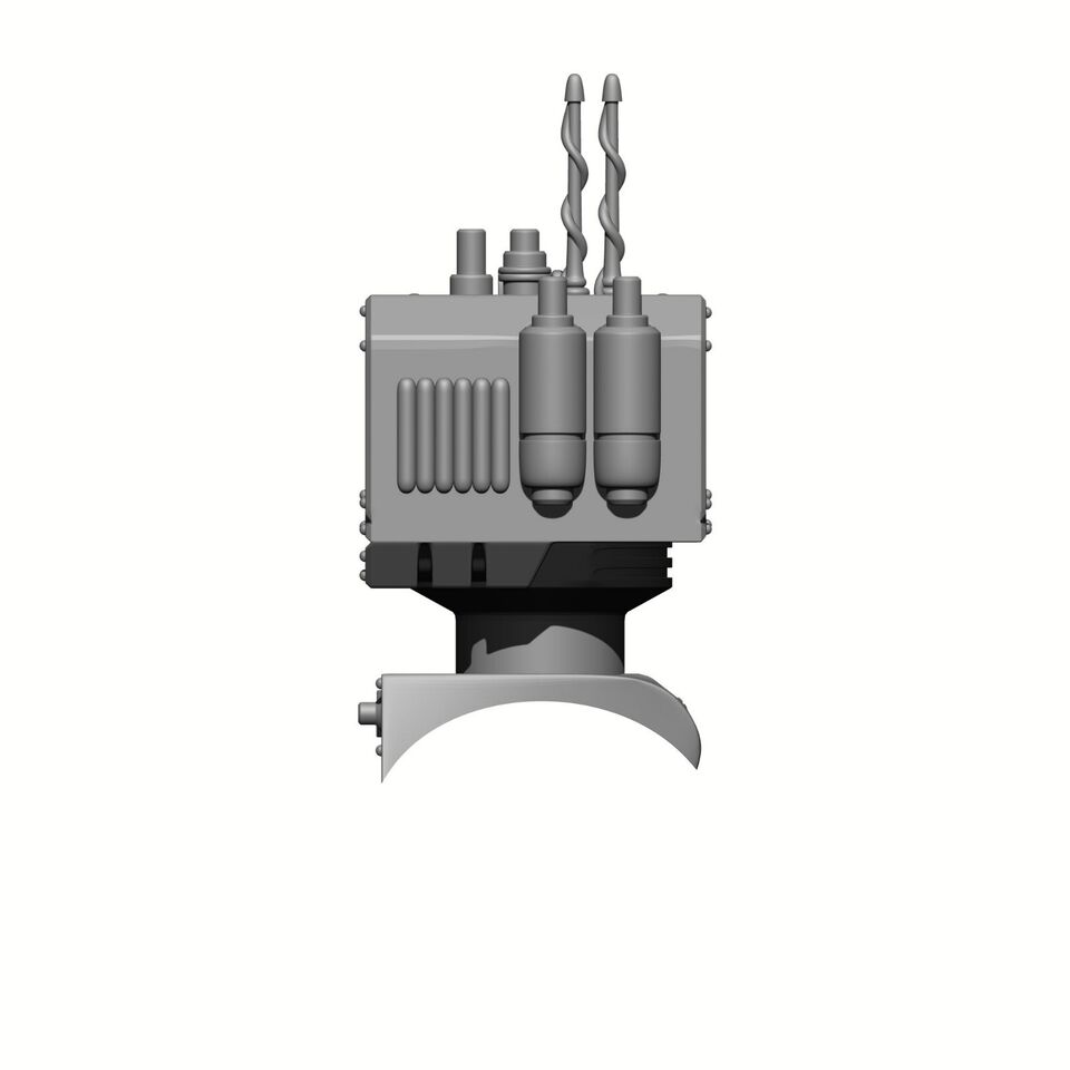 Combat Medic Backpack Communications Sensor Array resin accessory compatible with most JoyToy 1:18 scale armored action figures from 18th Scale Armory.
