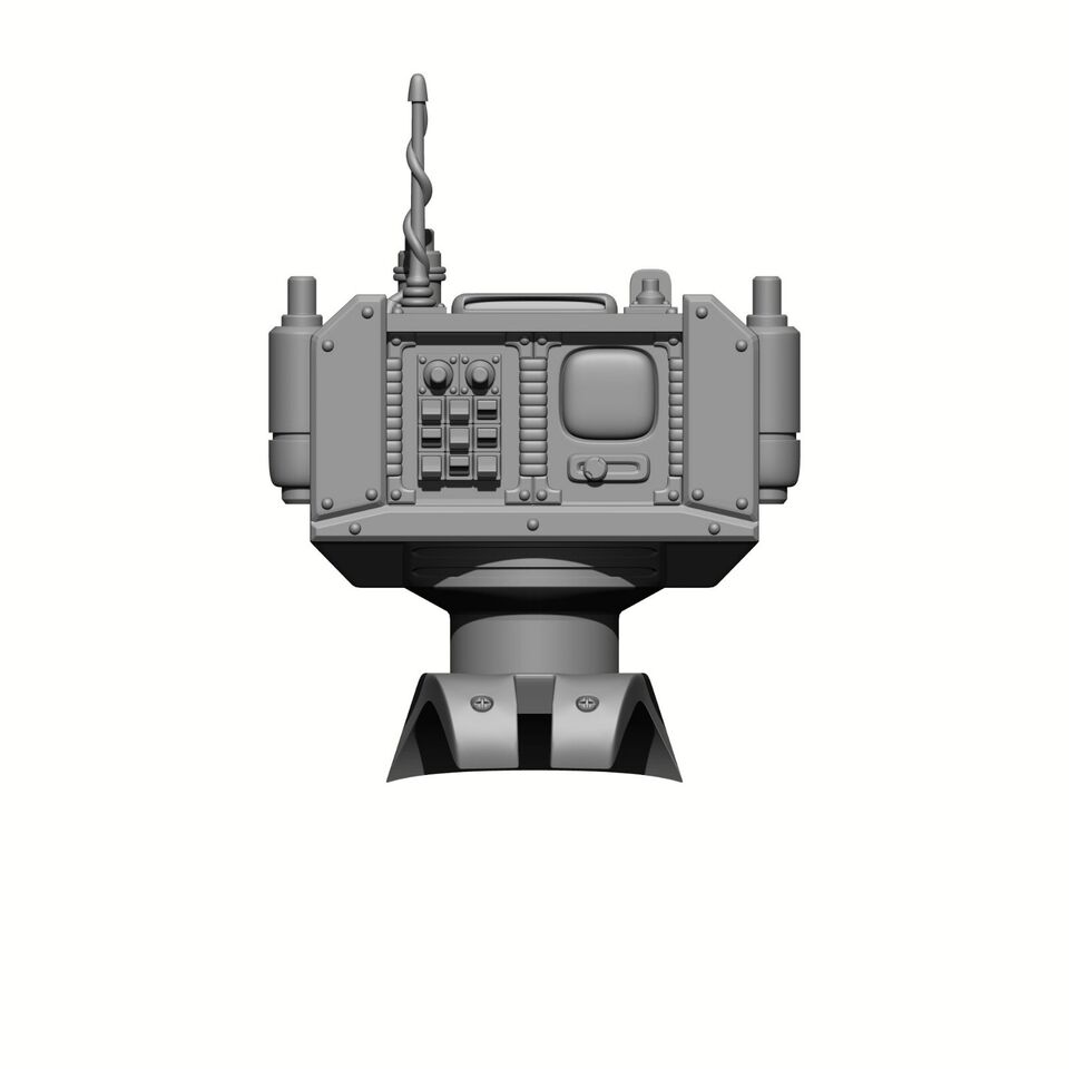 Combat Medic Backpack Communications Sensor Array resin accessory compatible with most JoyToy 1:18 scale armored action figures from 18th Scale Armory.