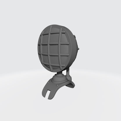 Combat Medic Backpack Light resin accessory compatible with most JoyToy 1:18 scale armored action figures from 18th Scale Armory.
