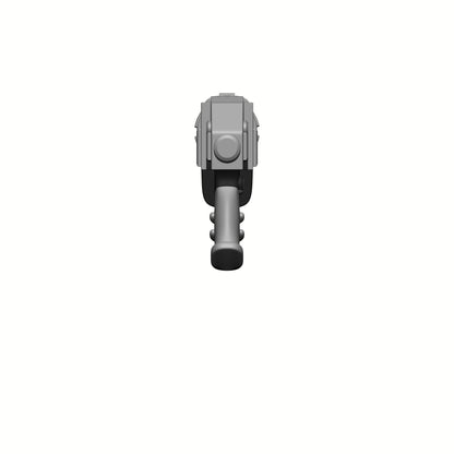 Combat Medic Plasma Revolver resin sidearm compatible with most JoyToy 1:18 scale armored action figures from 18th Scale Armory.