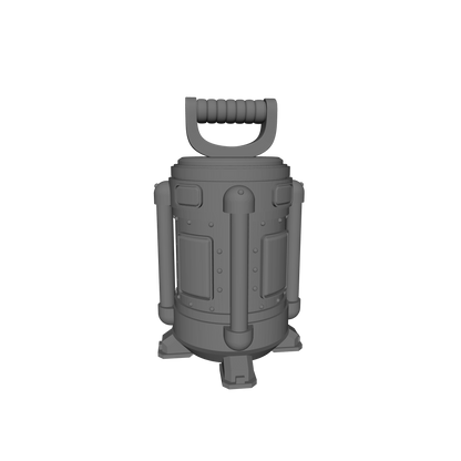 Combat Medic Specimen Containment Vessel resin accessory compatible with most JoyToy 1:18 scale armored action figures from 18th Scale Armory.