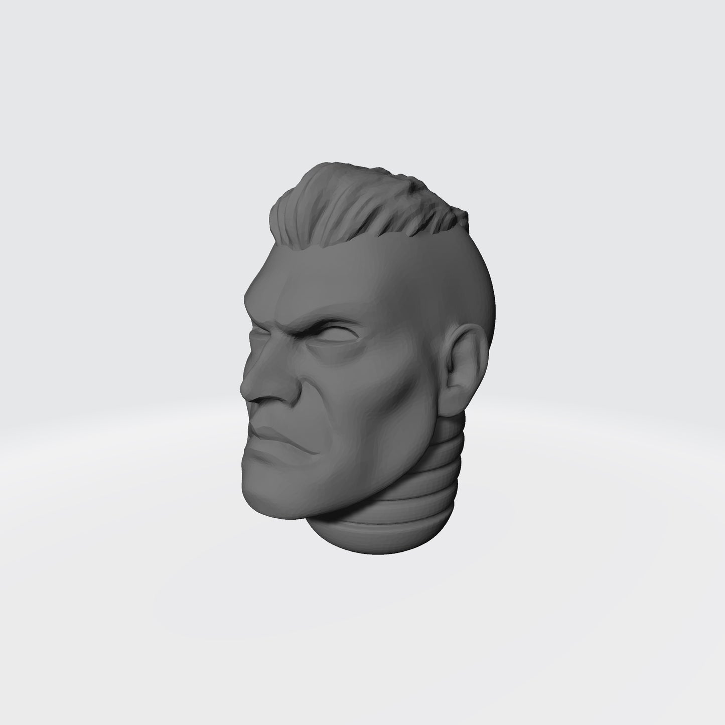 Initiate Organic Head Swap resin head sculpt compatible with most JoyToy 1:18 scale armored action figures from 18th Scale Armory.