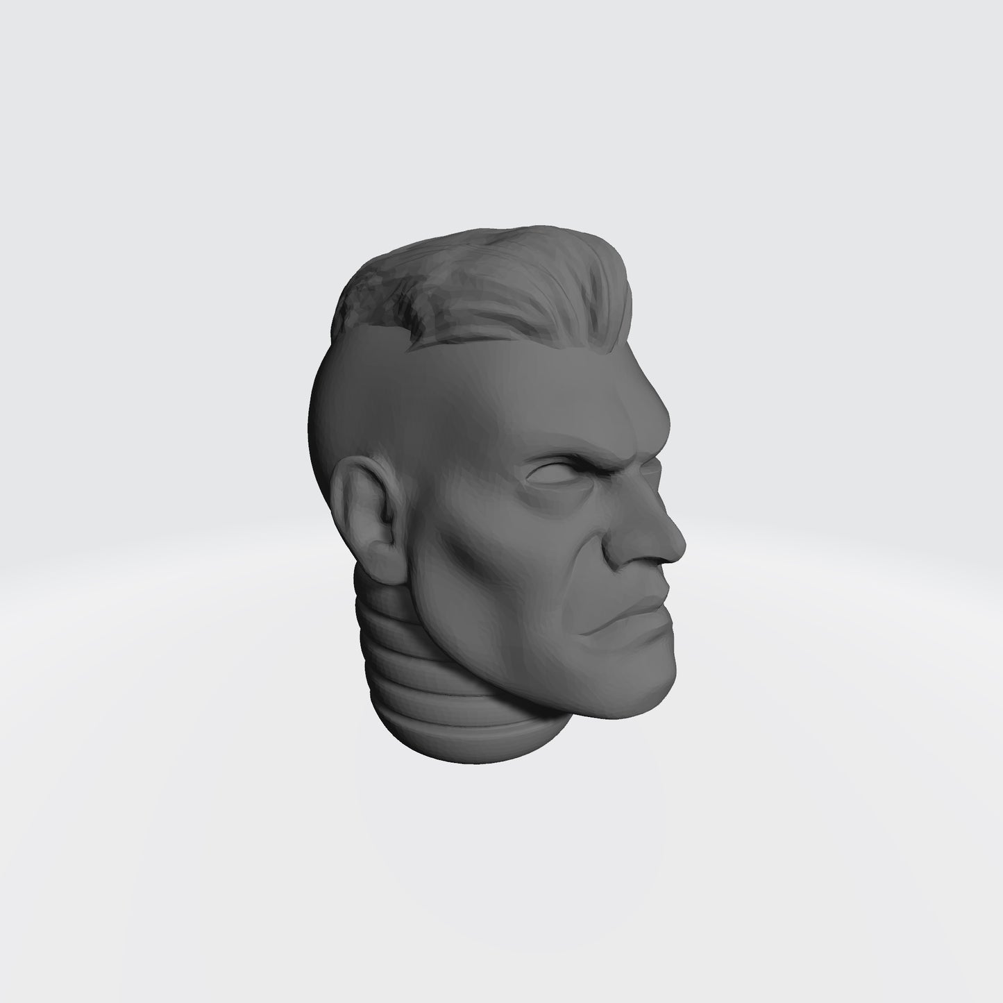 Initiate Organic Head Swap resin head sculpt compatible with most JoyToy 1:18 scale armored action figures from 18th Scale Armory.