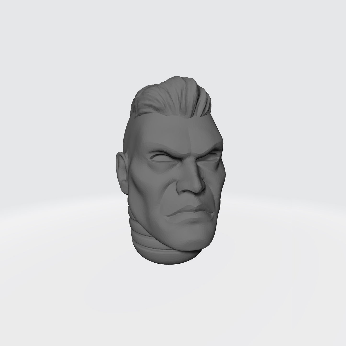 Initiate Organic Head Swap resin head sculpt compatible with most JoyToy 1:18 scale armored action figures from 18th Scale Armory.