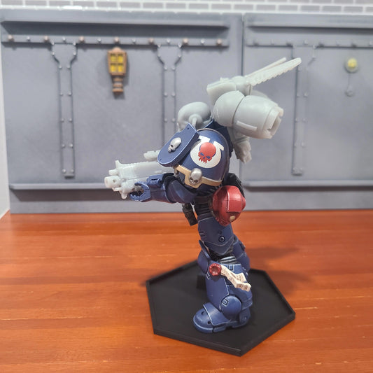 18th Scale Armory JoyToy Primaris Space Marine Jump Pack Ultramarine Left