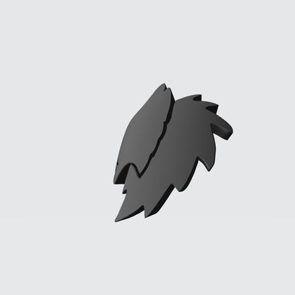 Custom Space Wolf Shoulder Pad Decal compatible with JoyToy Battle Marine 1:18th Scale Action Figures
