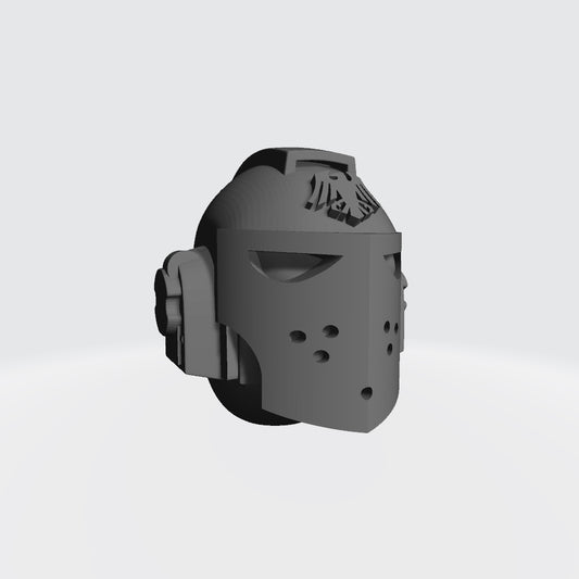 Raven Legion MK IV Helmet: Gen: 4 Helmet for Warhammer 40K JoyToy Compatible Space Marine 1:18 Action Figure 4" Custom Part