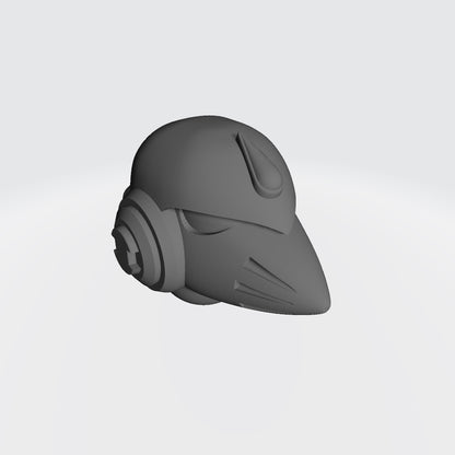 Sanguis Legion MKVI Corvus Helmet: Beaky Helmet Swap for JoyToy Warhammer 40K Compatible Space Marine 1:18 4" Action Figures