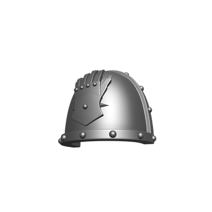 Iron Hands Hands Legion MK VII Shoulder Pad for JoyToy Loyalist Marine Action Figures Custom 1:18th Scale Pauldron