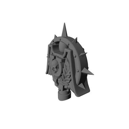 Omega Sentinels Warrior Order Iron Halo with Icon V. 2 is a custom resin backpack accessory for JoyToy 1:18 scale sci-fi action figures. Perfect for collectors and customizers.