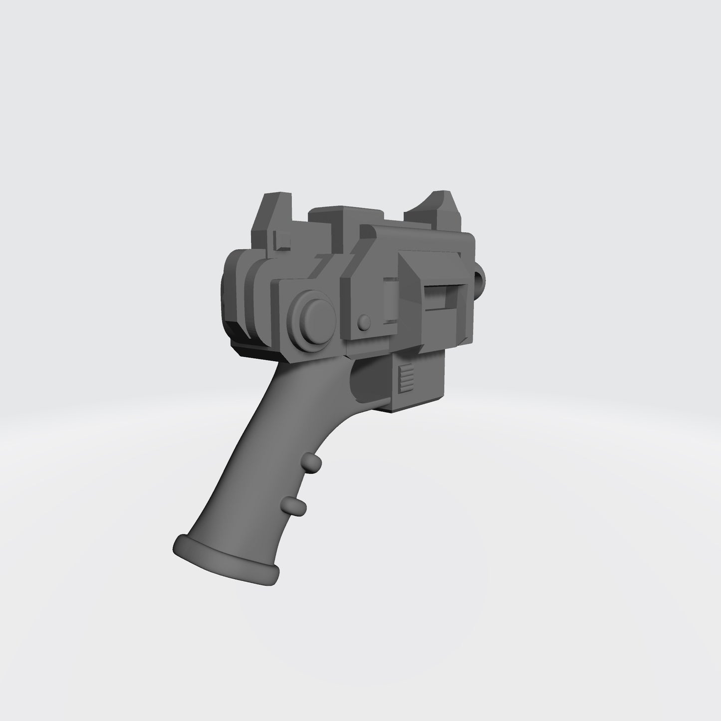 Bolt Pistol with Removable Magazine compatible with JoyToy Space Marine Action Figures Back Right