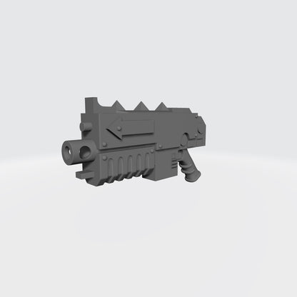 Chaos Bolter with Removable Curved Magazine compatible with JoyToy Space Marine Action Figures